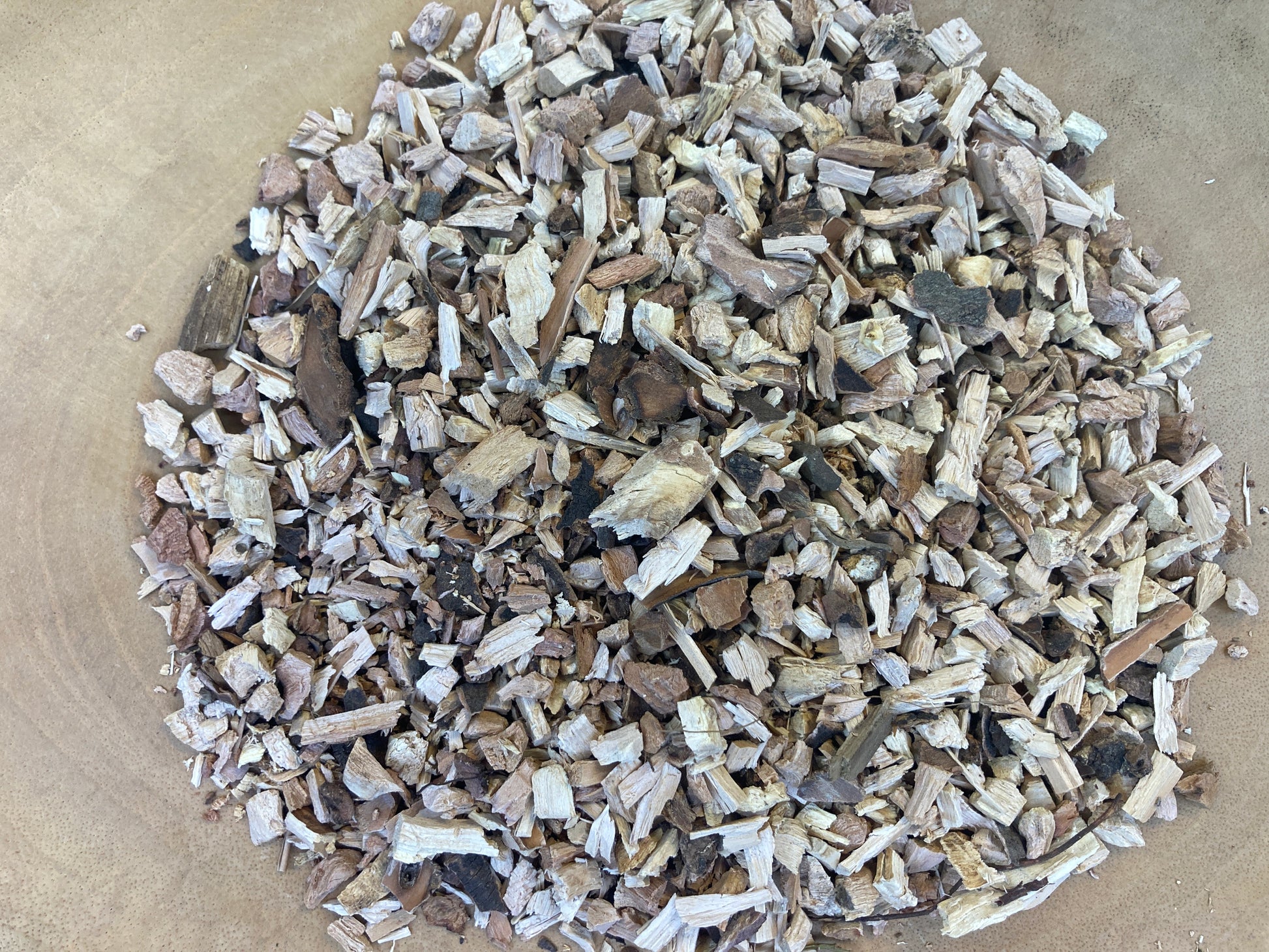 Redroot (Ceanothus velutinus) milled roots